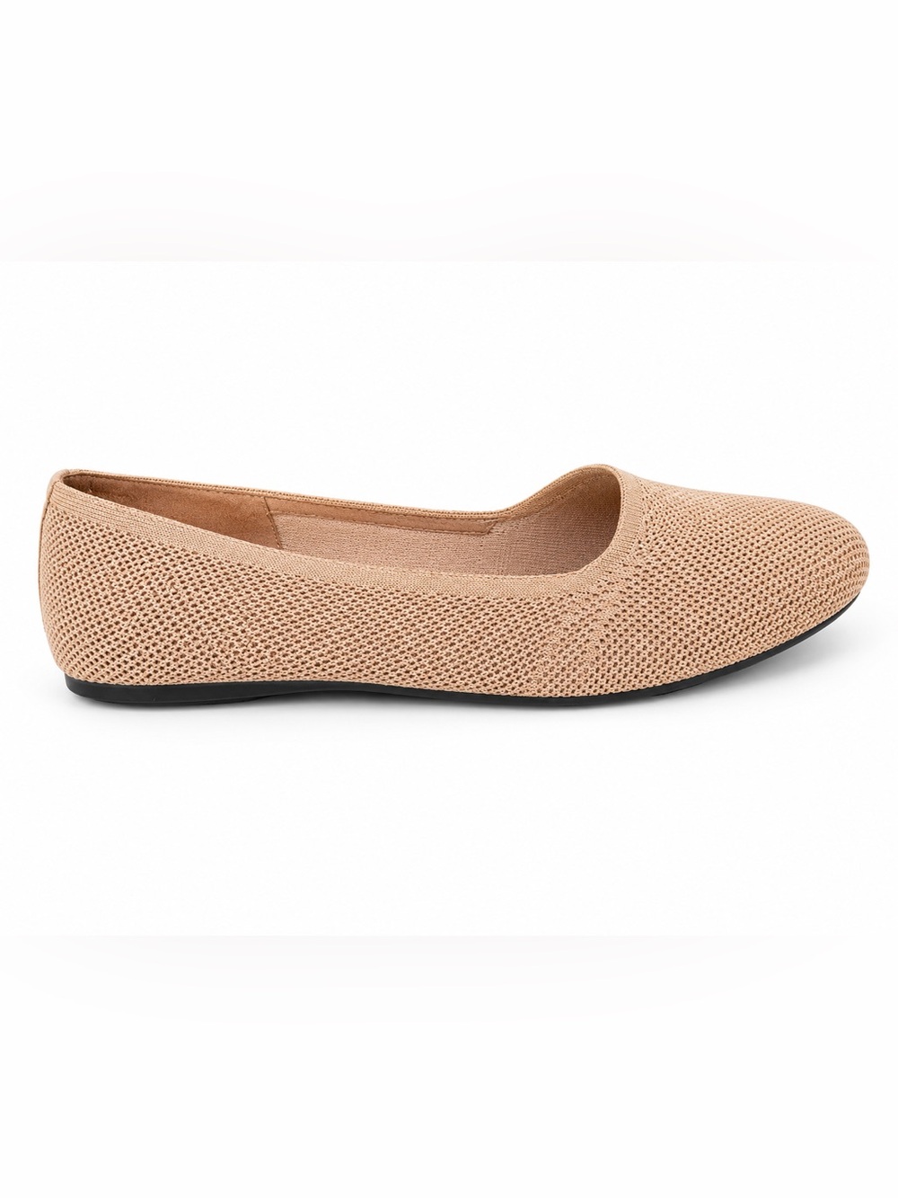 SoftWalk Women’s Wide Width‎ Ballet Flats Beige Comfort Slip-On Shoes Size 8WW - Picture 5 of 6